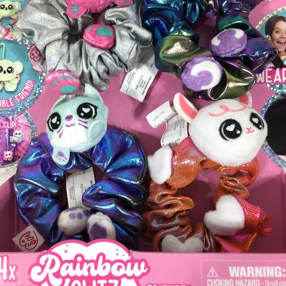 Scrunchmiez Series 1 Collectible Scrunchie Rainbow Glitz Friends 4 Exclusives - Picture 7 of 8